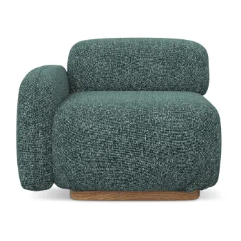 Modul pentru canapea modulara turcoaz (cu colt pe partea dreapta) Ailani - Makamii imagine