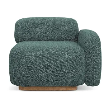 Modul pentru canapea modulara turcoaz (cu colt pe partea stanga) Ailani - Makamii imagine