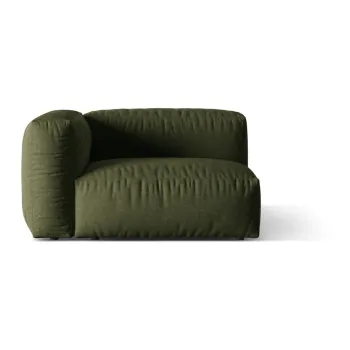 Modul pentru canapea modulara verde (cu colt pe partea dreapta) Martina - Micadoni Home imagine