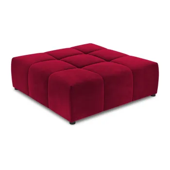 Modul pentru canapea rosu cu tapiterie din catifea Rome Velvet - Cosmopolitan Design imagine