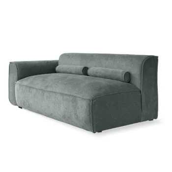 Modul pentru canapea verde (cu colt pe partea dreapta) Flex Felix - Miuform imagine