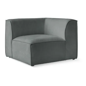 Modul pentru canapea verde (cu colt variabil) Flex Felix - Miuform imagine