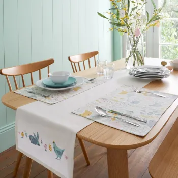 Napron de masa din bumbac 32x220 cm Cottage Friends - Catherine Lansfield imagine