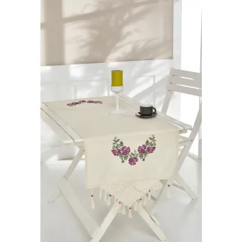 Napron de masa din bumbac 45x150 cm Cross - Oyo Concept imagine