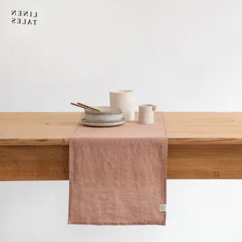 Napron de masa din in 40x150 cm - Linen Tales imagine