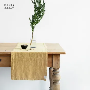 Napron de masa din in 40x150 cm - Linen Tales imagine