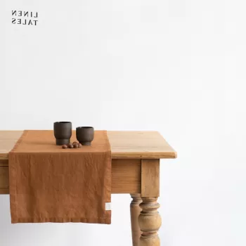 Napron de masa din in 40x200 cm - Linen Tales imagine