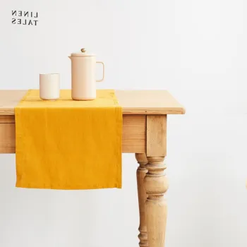 Napron de masa din in 40x200 cm - Linen Tales imagine