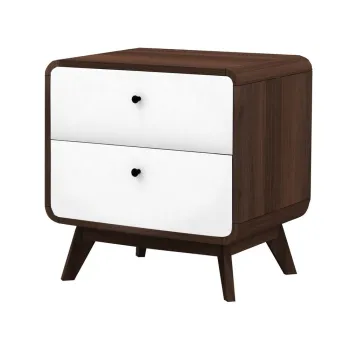 Noptiera alba/in culoare naturala Cassie - Storaa imagine