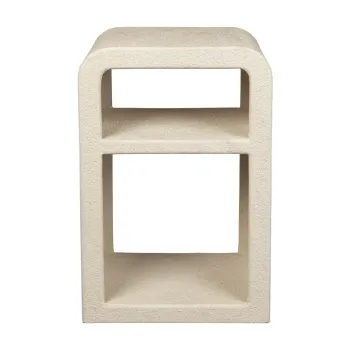 Noptiera bej cu rafturi Veda - Dutchbone imagine