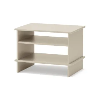 Noptiera crem cu rafturi Inari - Teulat imagine