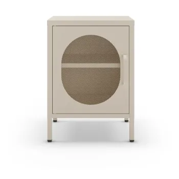 Noptiera crem din metal Diora - Marckeric imagine