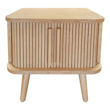 Noptiera cu aspect de lemn de stejar Rove - Woodman imagine