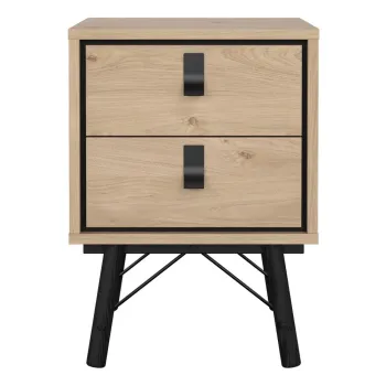 Noptiera cu aspect de lemn de stejar Ry - Tvilum imagine