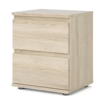 Noptiera cu aspect de lemn de stejar Tvilum Nova imagine