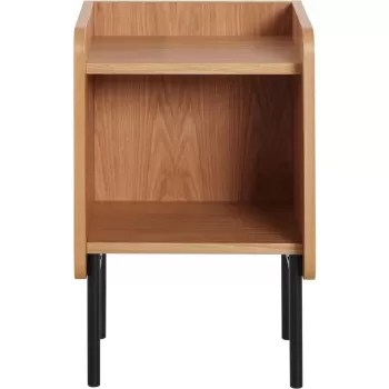 Noptiera cu aspect de lemn de stejar Wrap - Bonami Selection imagine