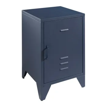 Noptiera de copii albastra din metal BRONXX - Vipack imagine