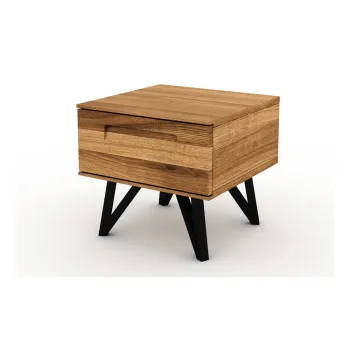 Noptiera din lemn de stejar Golo - The Beds imagine