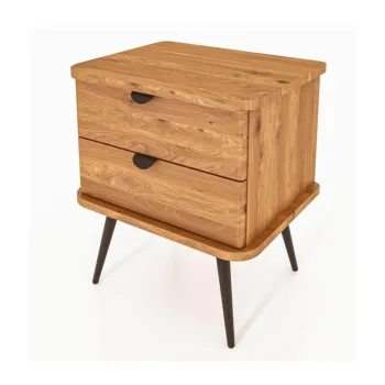 Noptiera din lemn de stejar Kula - The Beds imagine