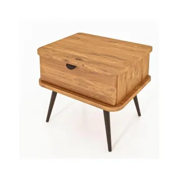 Noptiera din lemn de stejar Kula - The Beds imagine