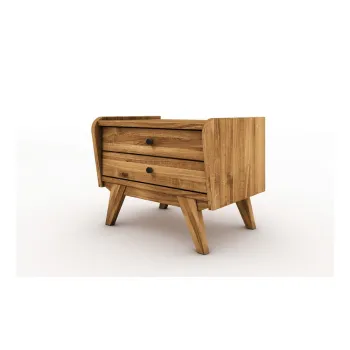 Noptiera din lemn de stejar Retro 1 - The Beds imagine