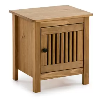 Noptiera din lemn Marckeric Bruna imagine