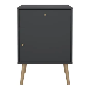 Noptiera gri antracit Bodo - Tvilum imagine