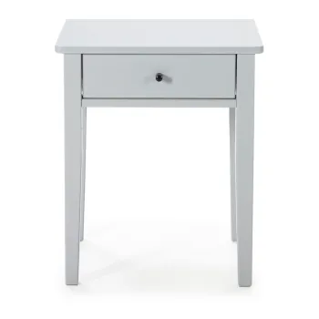 Noptiera gri deschis din lemn masiv de pin Bart - Marckeric imagine