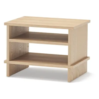 Noptiera in culoare naturala cu aspect de lemn de stejar Inari - Teulat imagine