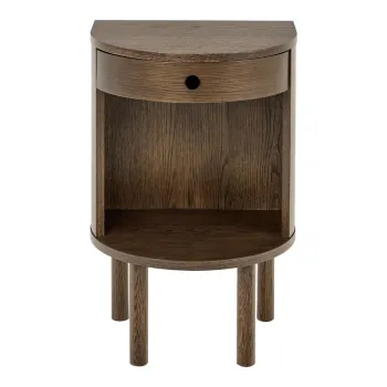 Noptiera in culoare naturala inchisa cu aspect de lemn de stejar Paron - Actona imagine