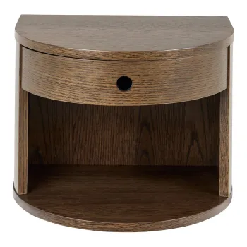 Noptiera in culoare naturala inchisa cu aspect de lemn de stejar Paron - Actona imagine