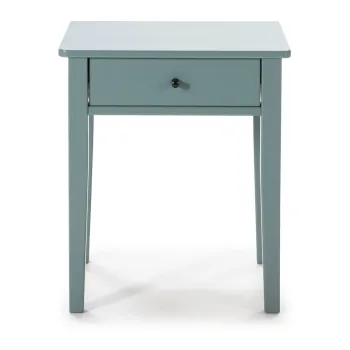 Noptiera in culoarea petrolului din lemn masiv de pin Bart - Marckeric imagine