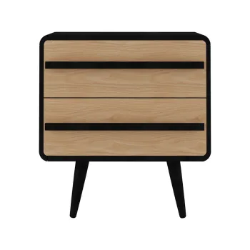 Noptiera neagra/in culoare naturala Chantal - Storaa imagine