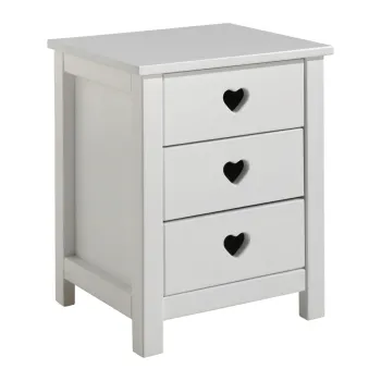 Noptiera pentru copii Vipack Amori, alb imagine