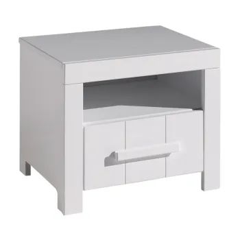 Noptiera pentru copii Vipack Erik, alb imagine