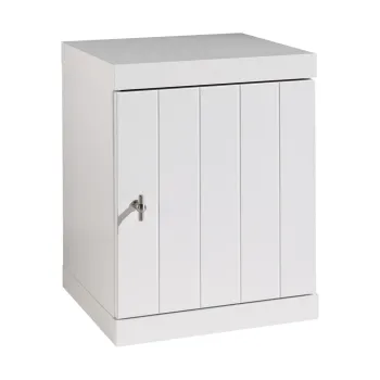 Noptiera pentru copii Vipack Robin, latime 44 cm, alb imagine