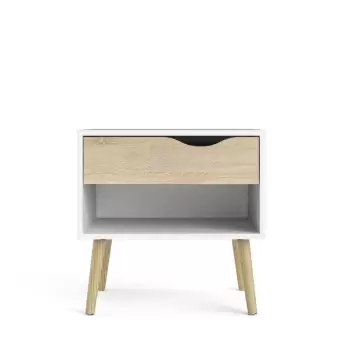 Noptiera Tvilum Oslo, alb-natural imagine