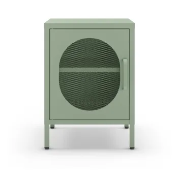 Noptiera verde-menta din metal Diora - Marckeric imagine