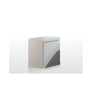 Noptiera Vipack Lara White, latime 44 cm, alb imagine