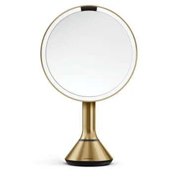 Oglinda cosmetica cu led/de marire o 20 cm Sensor - simplehuman imagine