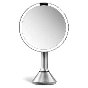 Oglinda cosmetica cu led/de marire o 20 cm Sensor - simplehuman imagine