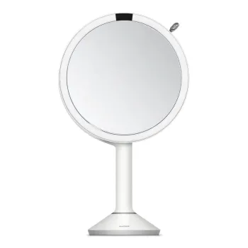 Oglinda cosmetica cu led/de marire o 20 cm Sensor Trio - simplehuman imagine