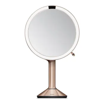 Oglinda cosmetica cu led/de marire o 20 cm Sensor Trio - simplehuman imagine