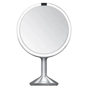 Oglinda cosmetica cu led/de marire o 25 cm Sensor Trio Max - simplehuman imagine