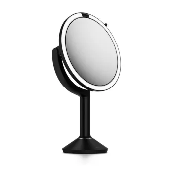 Oglinda cosmetica (marire 5x/marire 10x) cu led/de marire o 20 cm Trio - simplehuman imagine