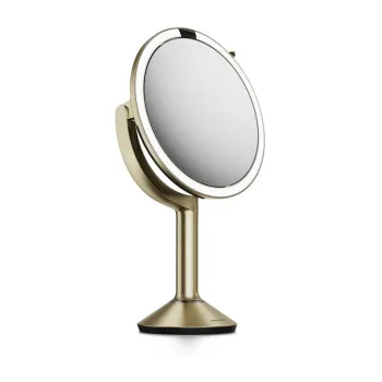 Oglinda cosmetica (marire 5x/marire 10x) cu led/de marire o 20 cm Trio - simplehuman imagine