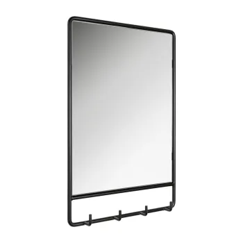 Oglinda de perete cu cuier 40x60 cm Clint - Spinder Design imagine