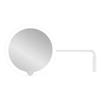 Oglinda de perete cu iluminare din spate cu LED Blomus Modo, alb imagine