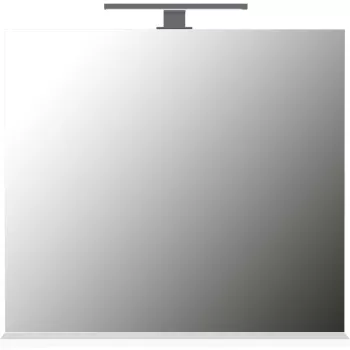 Oglinda de perete cu iluminare si raft 76x75 cm - Germania imagine