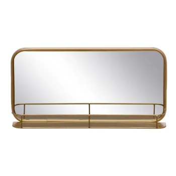 Oglinda de perete cu raft 55,5x28,5 cm - Ixia imagine